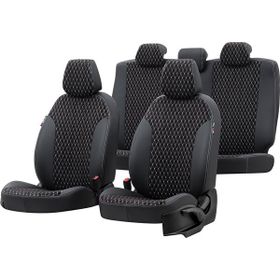 Otom Alfa Romeo 147 2001-2009 Özel Üretim Amsterdam Design Tay Tüyü Siyah - Beyaz Oto Koltuk Kılıfı