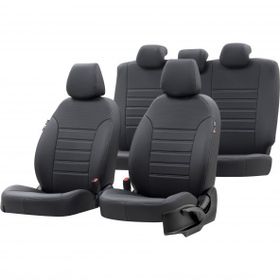 Otom Audi A3 2003-2012 Özel Üretim New York Design Siyah Oto Koltuk Kılıfı
