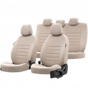 Otom Citroen C1 2006-2014 Özel Üretim Paris Design Bej Oto Koltuk Kılıfı