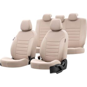 Otom Citroen C2 2004-2008 Özel Üretim Paris Design Bej Oto Koltuk Kılıfı