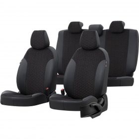 Otom Fiat 500 2009-Sonrası Özel Üretim Tokyo Design Tay Tüyü Siyah Oto Koltuk Kılıfı