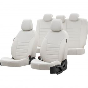 Otom Fiat Albea 2002-2012 Özel Üretim New York Design Fildişi Oto Koltuk Kılıfı