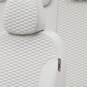 Otom Fiat Bravo 2007-2013 Özel Üretim Tokyo Design Deri Fildişi Oto Koltuk Kılıfı