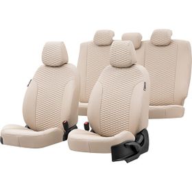 Otom Fiat Linea 2007-2017 Özel Üretim Tokyo Design Deri Bej Oto Koltuk Kılıfı