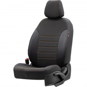 Otom Fiat Palio 1998-2012 Özel Üretim Paris Design Bej - Siyah Oto Koltuk Kılıfı