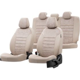 Otom Fiat Stilo 2001-2006 Özel Üretim Milano Design Bej Oto Koltuk Kılıfı