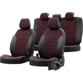 Otom Ford Connect 2002-2014 Özel Üretim Paris Design Kırmızı - Siyah Oto Koltuk Kılıfı