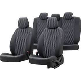 Otom Hyundai I10 2008-2013 Özel Üretim Tokyo Design Deri Siyah - Beyaz Oto Koltuk Kılıfı