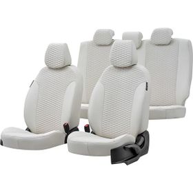 Otom Mercedes E Serisi 1995-2002 W210 Özel Üretim Tokyo Design Tay Tüyü Fildişi Oto Koltuk Kılıfı