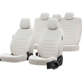 Otom Mercedes E Serisi 2002-2009 W211 Özel Üretim New York Design Fildişi Oto Koltuk Kılıfı