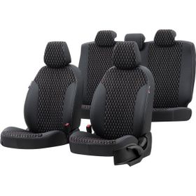 Otom Opel Astra F 1992-1998 Özel Üretim Amsterdam Design Tay Tüyü Siyah - Beyaz Oto Koltuk Kılıfı
