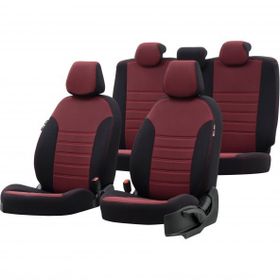 Otom Opel Astra F 1992-1998 Özel Üretim Original Design Bordo - Siyah Oto Koltuk Kılıfı