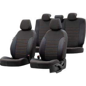 Otom Opel Corsa C 2001-2006 Özel Üretim Paris Design Bej - Siyah Oto Koltuk Kılıfı