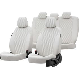 Otom Opel Corsa D 2006-2014 Özel Üretim Tokyo Design Deri Fildişi Oto Koltuk Kılıfı