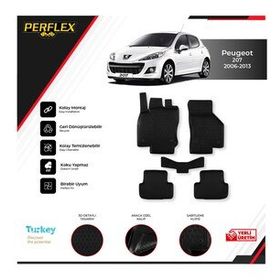 Otom Peugeot 207 2006-2013 3D Havuzlu Paspas