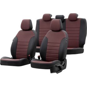 Otom Skoda Octavia 1999-2004 Özel Üretim İstanbul Design Bordo - Siyah Oto Koltuk Kılıfı