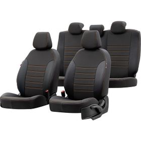 Otom Skoda Octavia 1999-2004 Özel Üretim Paris Design Bej - Siyah Oto Koltuk Kılıfı