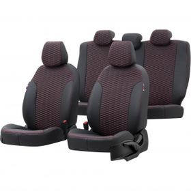Otom Skoda Octavia 1999-2004 Özel Üretim Tokyo Design Deri Siyah - Kırmızı Oto Koltuk Kılıfı