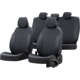Otom Skoda Octavia 1999-2004 Özel Üretim Tokyo Design Deri Siyah Oto Koltuk Kılıfı