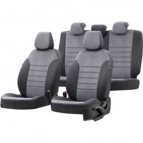 Otom Skoda Octavia 2004-2013 Özel Üretim London Design Füme - Siyah Oto Koltuk Kılıfı