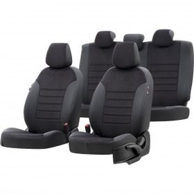 Otom Skoda Superb 2002-2007 Özel Üretim London Design Siyah Oto Koltuk Kılıfı