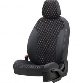 Otom Suzuki Alto 2008-2014 Özel Üretim Amsterdam Design Tay Tüyü Siyah - Beyaz Oto Koltuk Kılıfı