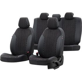 Otom Suzuki S-Cross 2013-2018 Özel Üretim Amsterdam Design Tay Tüyü Siyah - Beyaz Oto Koltuk Kılıfı