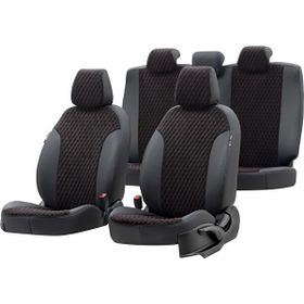 Otom Suzuki Swift 2004-2010 Özel Üretim Amsterdam Design Tay Tüyü Siyah Oto Koltuk Kılıfı