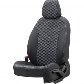 Otom Suzuki Swift 2004-2010 Özel Üretim Tokyo Design Deri Siyah - Beyaz Oto Koltuk Kılıfı