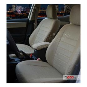 Otom Toyota Corolla 2013-2018 Araca Özel Bej Oto Koltuk Kılıfı