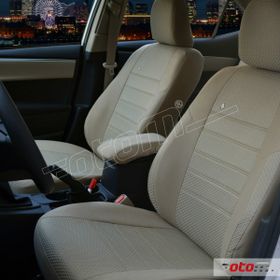 Otom Toyota Corolla 2013 Sonrası Bej Oto Koltuk Kılıfı