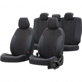 Otom Toyota Hilux 2006-2014 Özel Üretim Tokyo Design Tay Tüyü Siyah - Beyaz Oto Koltuk Kılıfı