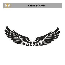 Otomarketin 15 cm Kanat Oto Sticker