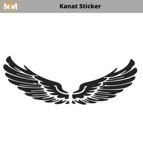 Otomarketin 15 cm Kanat Oto Sticker