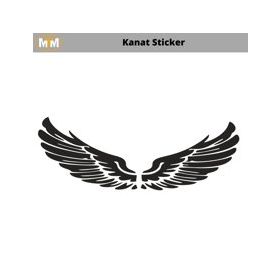Otomarketin 15 cm Kanat Oto Sticker