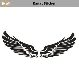 Otomarketin 15 cm Kanat Oto Sticker