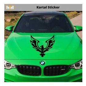 Otomarketin 15 cm Kartal Oto Sticker