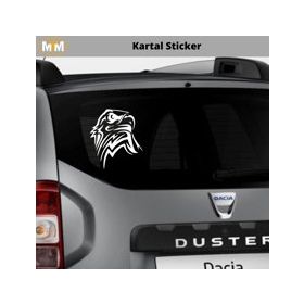 Otomarketin 15 cm Kartal Oto Sticker