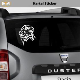 Otomarketin 15 cm Kartal Oto Sticker