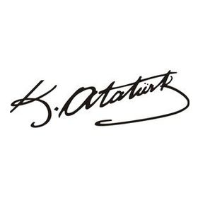 Otomarketin Atatürk İmza Oto Sticker