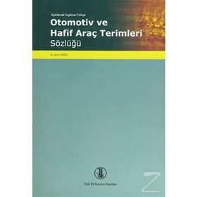 Otomotiv ve Hafif Araç Terimleri Sözlüğü - N. And Yüce