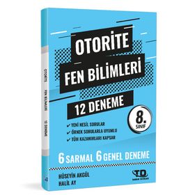 Otorite 8. Sınıf LGS Fen Bilimleri Deneme 12'li Tandem Yayınları
