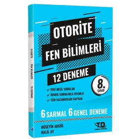 Otorite 8. Sınıf LGS Fen Bilimleri Deneme 12'li Tandem Yayınları