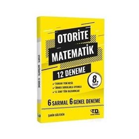 Otorite 8. Sınıf LGS Matematik Deneme 12'li Tandem Yayınları