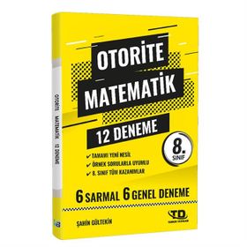 Otorite 8. Sınıf LGS Matematik Deneme 12'li Tandem Yayınları