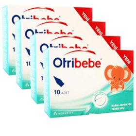 Otribebe 4x10 Adet Nazal Aspiratör Yedek Uç