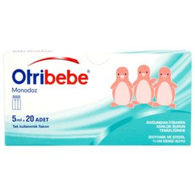 Otribebe 5 ml x 20 Adet Monodoz Bebek Burun Temizleme Suyu