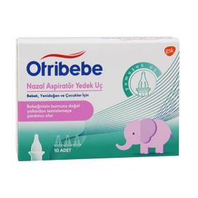 Otribebe Nazal 10'lu Aspiratör Yedek Ucu