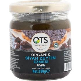 OTS 180 gr Organik Sade Siyah Zeytin Ezmesi