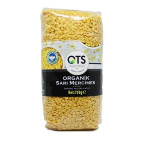 OTS 750 gr Organik Sarı Mercimek